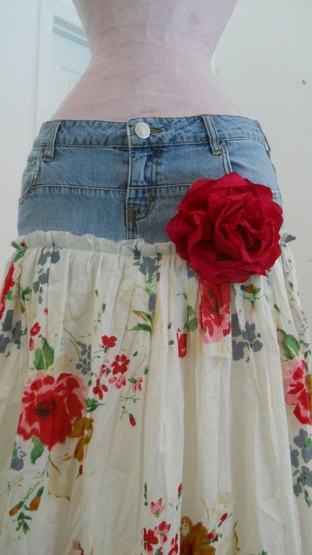 Give Up Jeans for Skirts and Upcycle